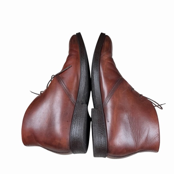 To Boot New York Adam Derrick Brown Leather Ankle Boots Lace Up Mens Size‎ 13 - Picture 8 of 11